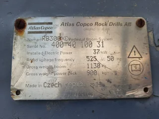 Atlas Copco Rock Breaker Boom