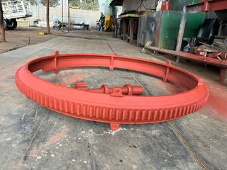 Concrete Mixer Ring Gear with Pilot Gear