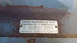 Gardner Denver CompAir Mobile Air Compressor 268CFM