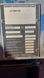 Gardner Denver CompAir Mobile Air Compressor 268CFM