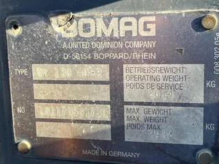 Bomag BE120 Ride-On Roller