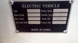 2013 Electric Shuttle Bus 14 Seater