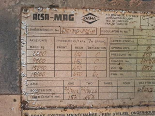 2001 Afrit Drawbar Trailer