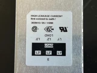 Shaffner Power Line Filter Terminal Block Flange Mount FN3258-16-45