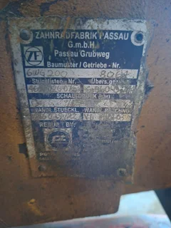 ZF 6WG200 Transmission For Spares