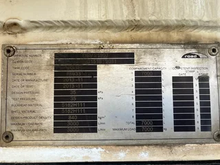 Aluminium Diesel Tank 7000 L