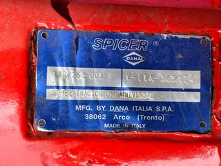 Dana Spicer 112/262 Rigid Front Differential Axle