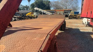 Single Axle Drawbar Stepdeck Lowbed Trailer