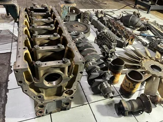 Liebherr D926Ti Engine Stripped