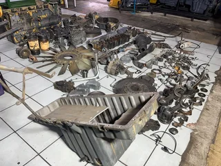Liebherr D926Ti Engine Stripped