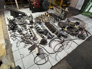 Liebherr D926Ti Engine Stripped