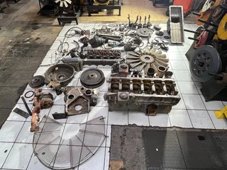 Liebherr D926Ti Engine Stripped
