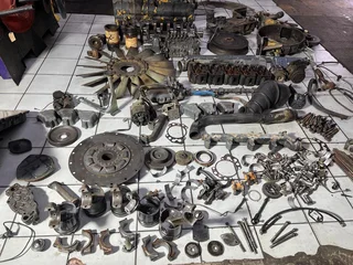 Liebherr D926Ti Engine Stripped