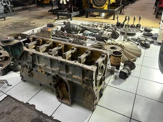 Liebherr D926Ti Engine Stripped