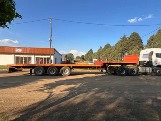 2010 Afrit Stepdeck Flatdeck Trailer