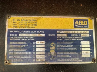 2010 Afrit Stepdeck Flatdeck Trailer