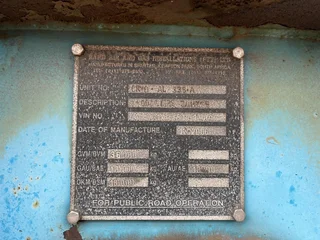 2006 Cryogenic CO² Tank Trailer 21000 L