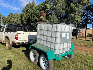 1000L Firefighter Vuurspuit Bowser Trailer