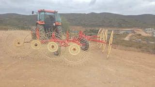 Enorossi 8 Tol Hark 8 Wheel Rake