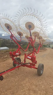 Enorossi 8 Tol Hark 8 Wheel Rake