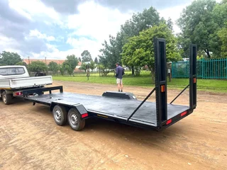 Car Trailer with Ramps 6m
