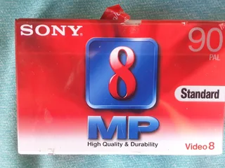 Sony Video8 90m sealed blank cassettes for sale.