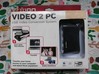 Ion Video 2 PC video capture device for sale. USB video conversion system for vhs and camera tapes.