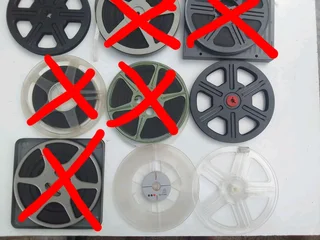 8mm 400foot film reels