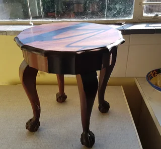 Imbuia Ball & Claw Occasional tables.