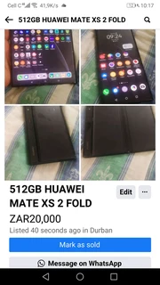 512gb Huawei Mate Xs 2 Fold Original