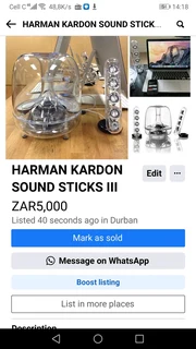 STUNNING HARMAN KARDON SOUND STICKS III