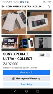 SONY XPERIA Z ULTRA - HUGE COLLECTORS ITEM