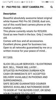 HUAWEI P60 5G PRO 256GB - BEST CAMERA PHONE