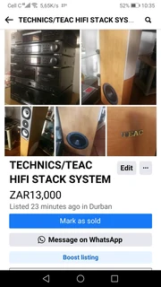 TECHNICS TEAC HIFI STACK