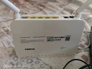 FIBRE ROUTER AND MINI BACKUP UPS