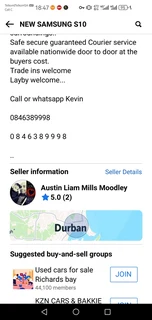 NEW SAMSUNG S10 IN THE BOX