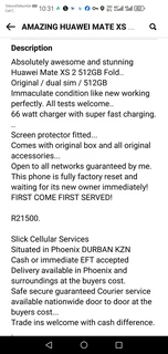 AMAZING HUAWEI MATE XS 2 512GB FOLD