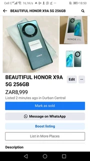 BEAUTIFUL HONOR X9A 5G 256GB