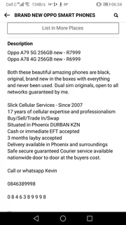 BRAND NEW OPPO SMARTPHONES