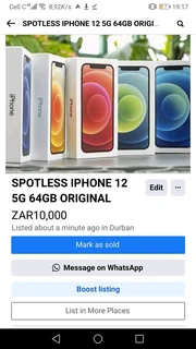 SPOTLESS IPHONE 12 5G 64GB