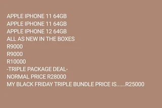 Iphones - Black Friday