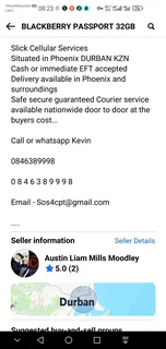 BLACKBERRY PASSPORT 32GB COLLECTORS