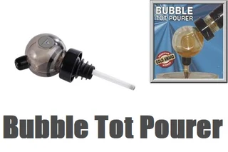 Kwik Shot 25ml Bubble Tot Shot Pourer Clear Colour (Transparent, See Through). Brand New Products.