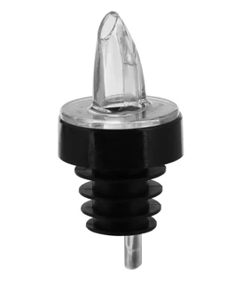 Kwik Shot Professional Free Flow Pourer. Clear Transparent With A Black Collar. Brand New Products.