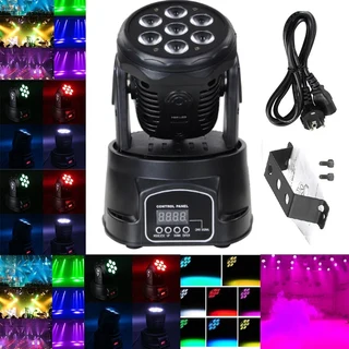 Professional DJ Disco, Party 7-LEDs Moving Head Light DMX512 Stage Light. Brand New Products.