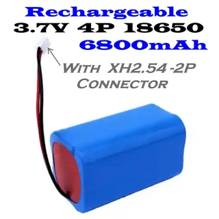 Rechargeable 18650 Battery Pack 3.7V 4-Cells (4P Pack). Light Duty Applications. Brand New Products.