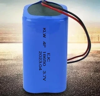 Rechargeable 18650 Battery Pack 3.7V 4-Cells (4P Pack). Light Duty Applications. Brand New Products.