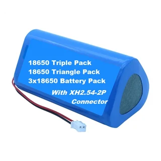 Rechargeable 18650 Battery Triangle Pack 3.7V 3P-Cells. Light Duty Applications. Brand New Products.