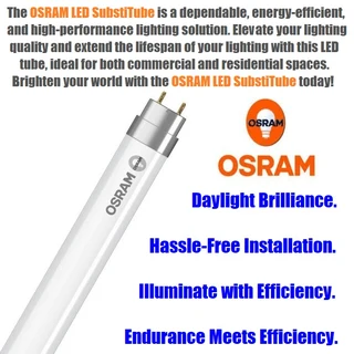 Box of 25pcs OSRAM 5ft 1500mm LED T8 Tube Lights. Direct Replacement for Fluorescent Tube. Brand NEW