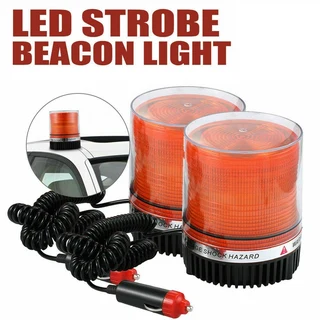 LED Beacon Strobe Flash Light in Orange Amber Yellow Light Colour. Brand New Products.